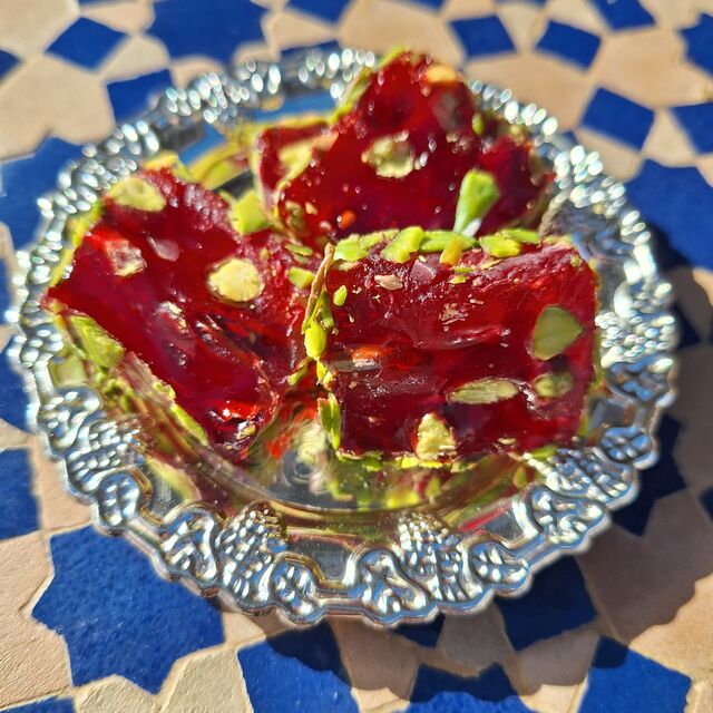 Loukoum pistache-grenade