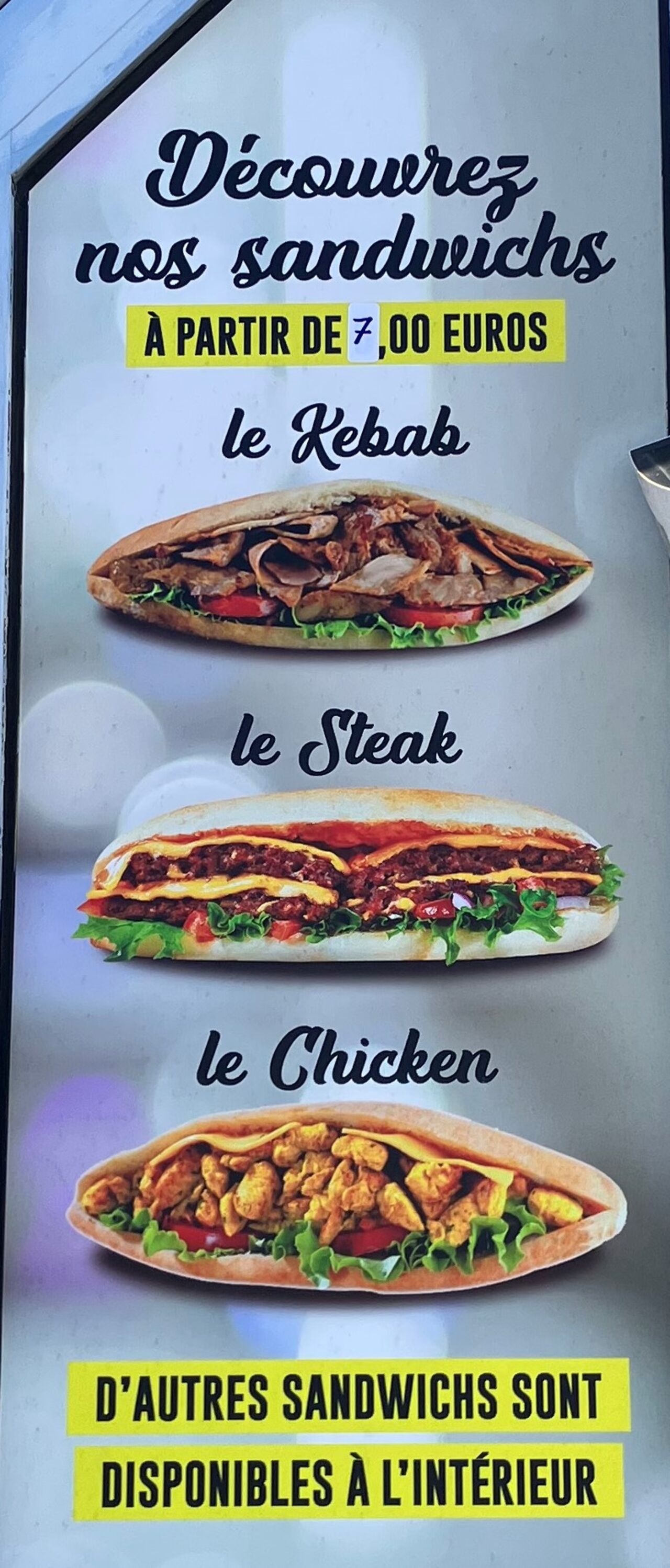 Découvrez nos sandwiches