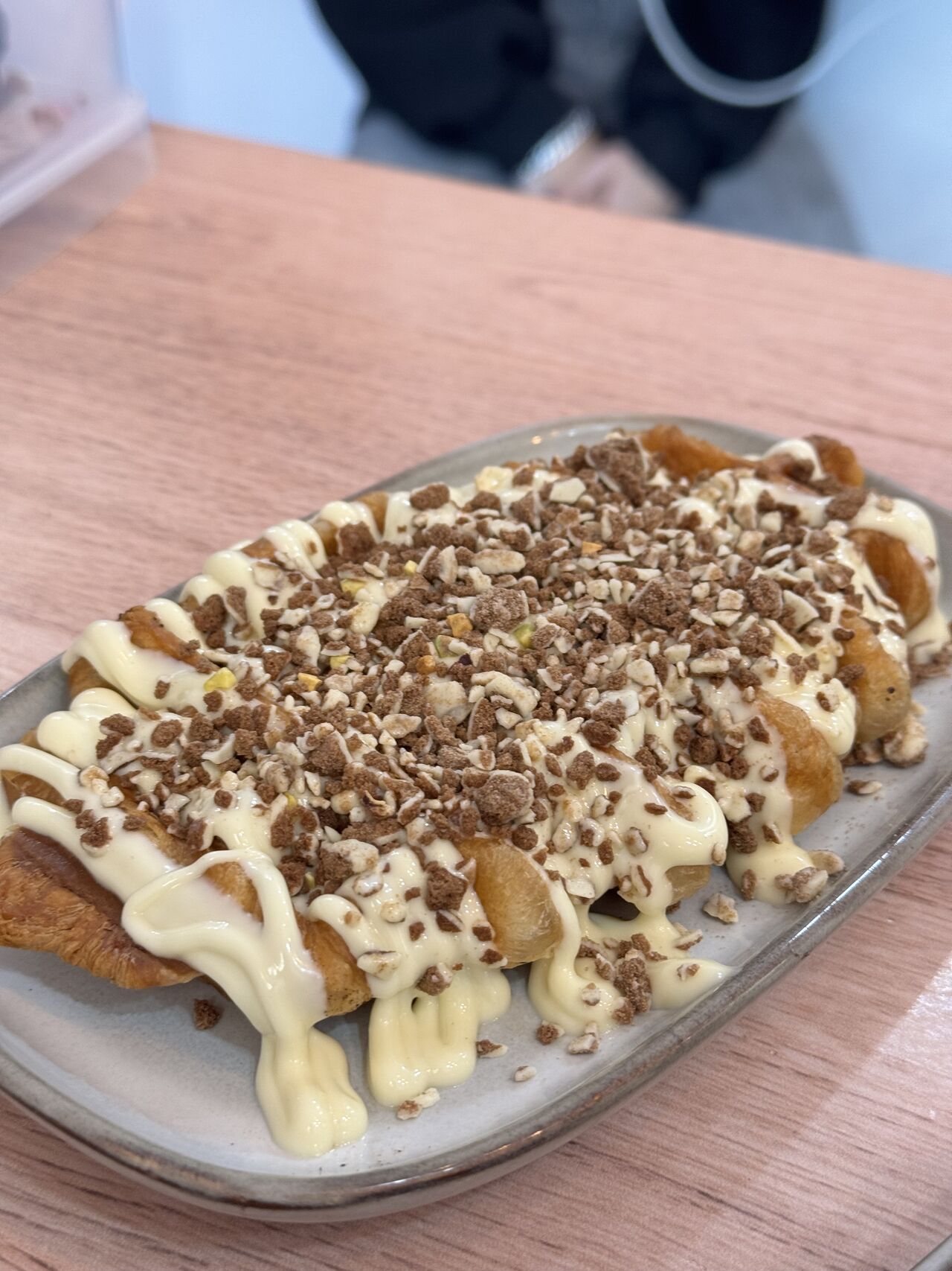 Croffle choco blanco y filipinos 