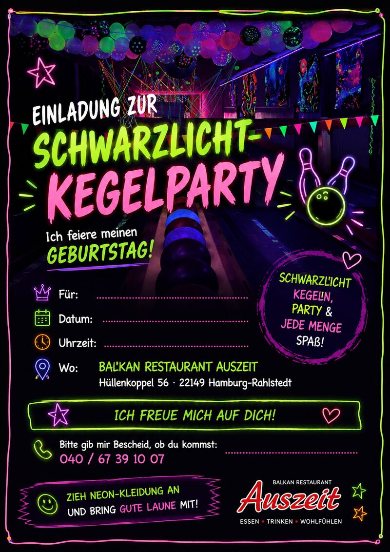 Einladungskarte Kindergeburtstag 