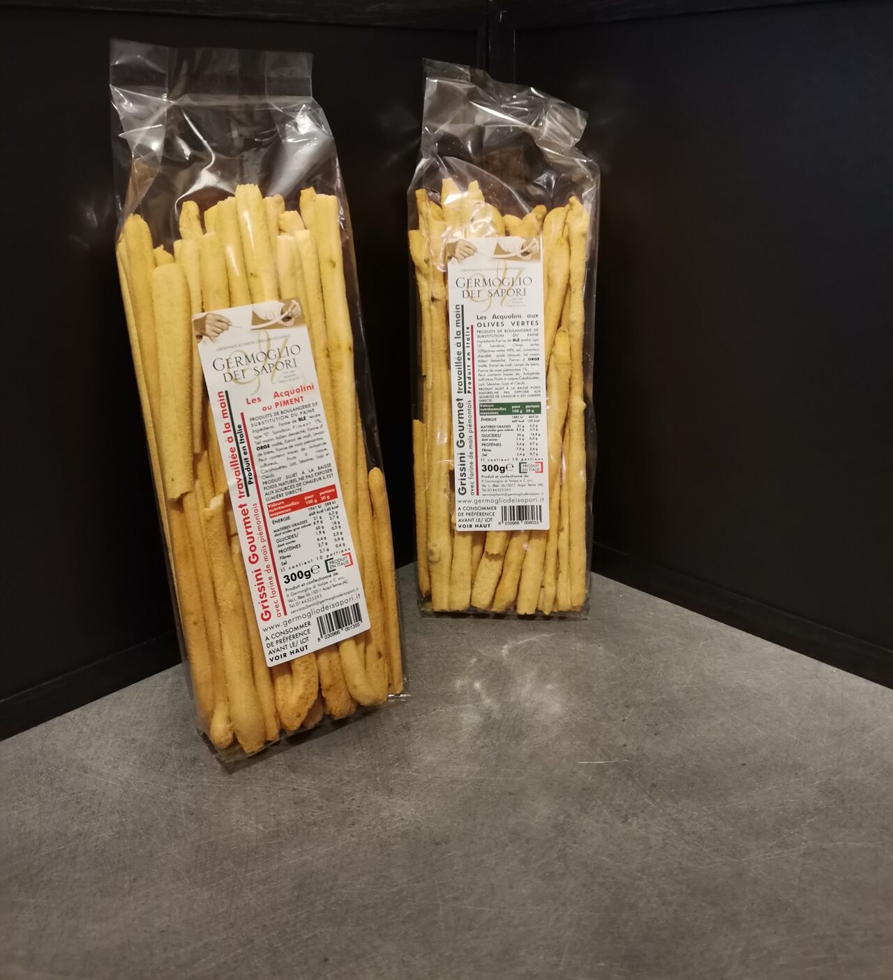 Gressins au piment 300g=rupture de stock