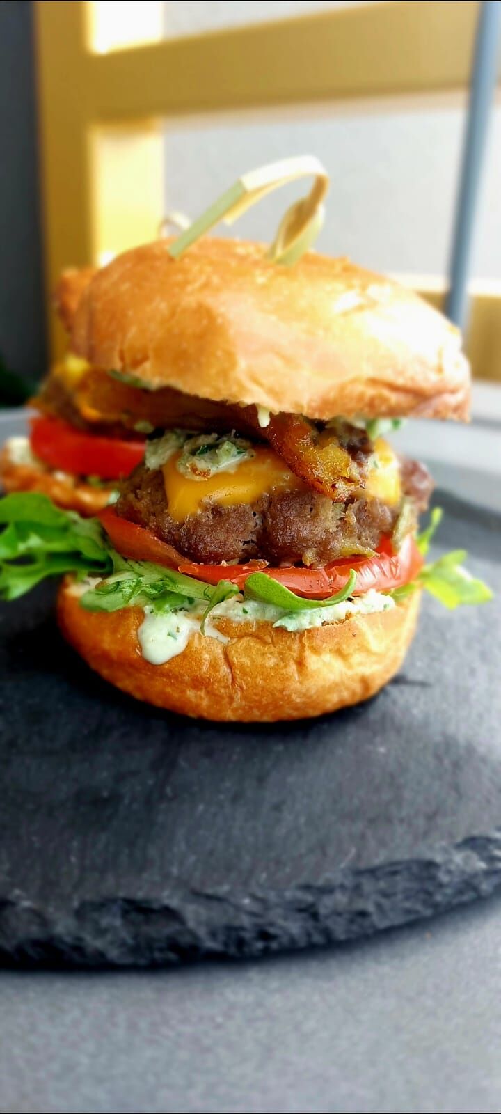 L'Afro brioché burger