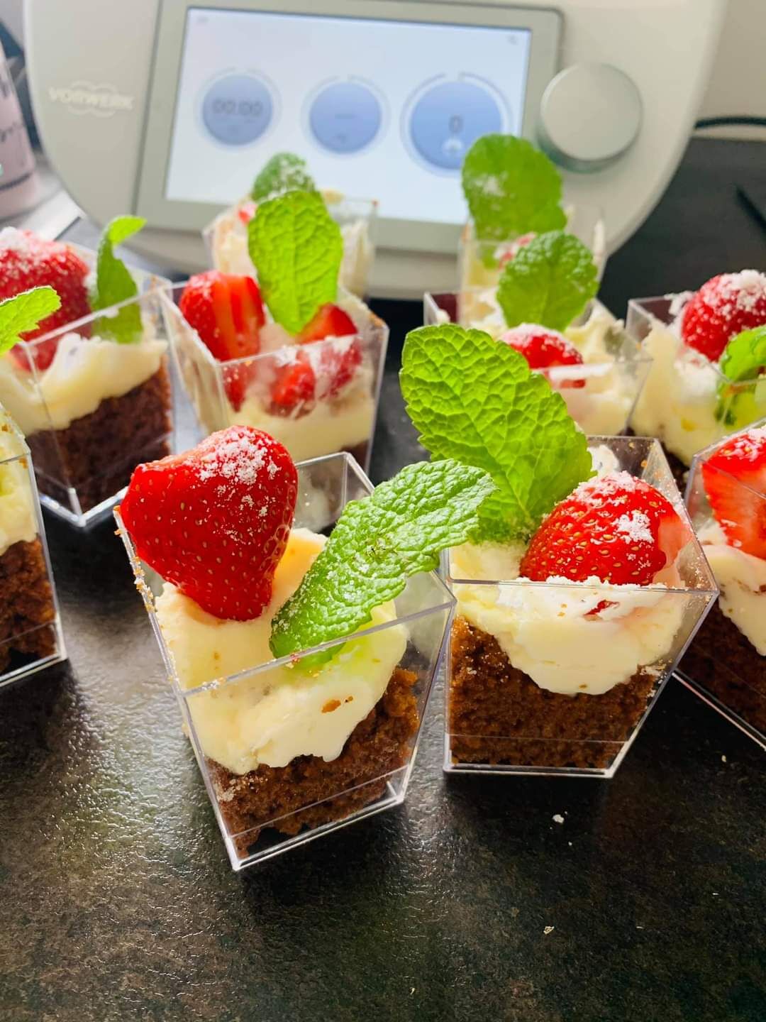 Nos verrines desserts 🍨