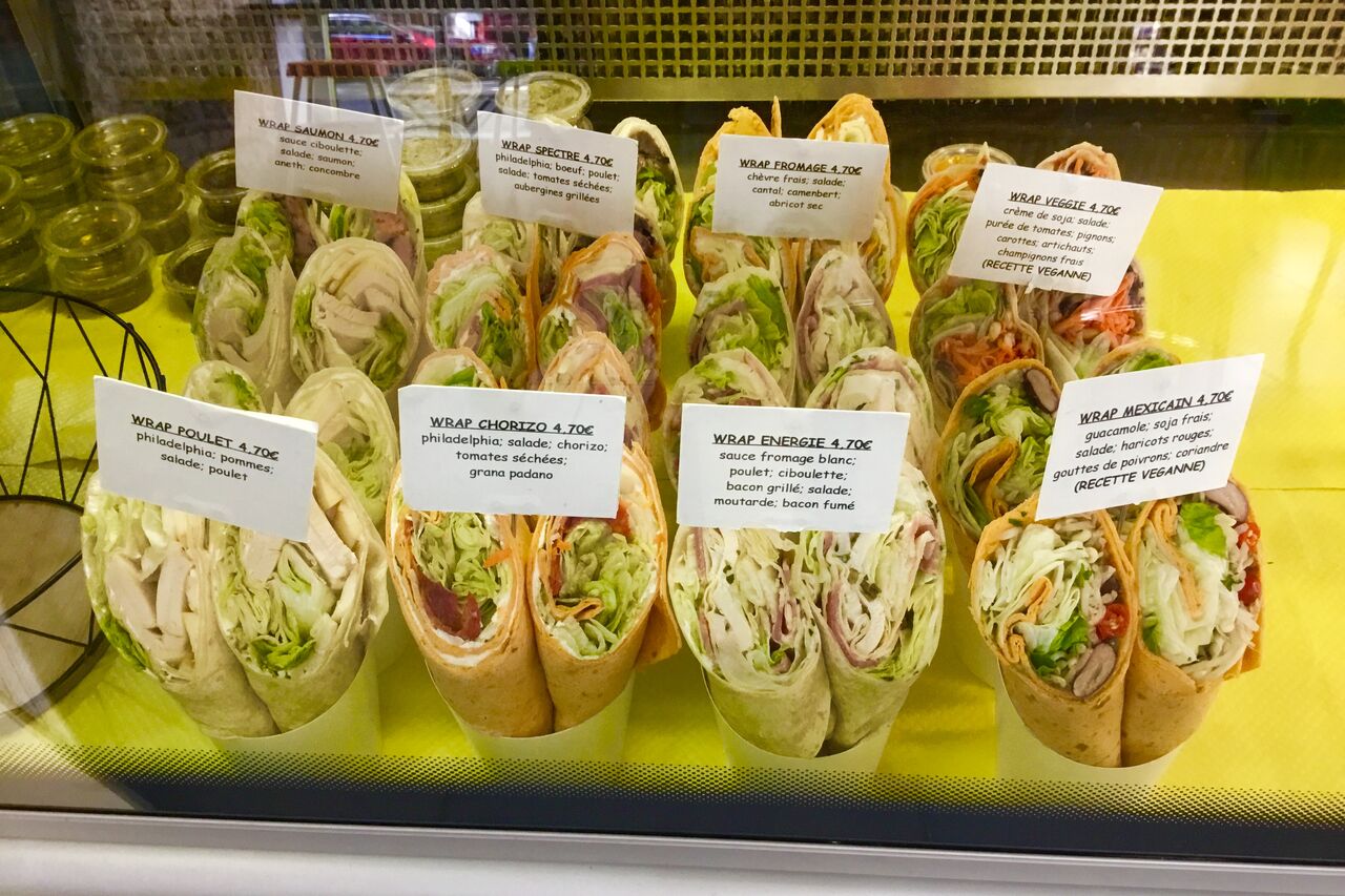 Nos Wraps généreux