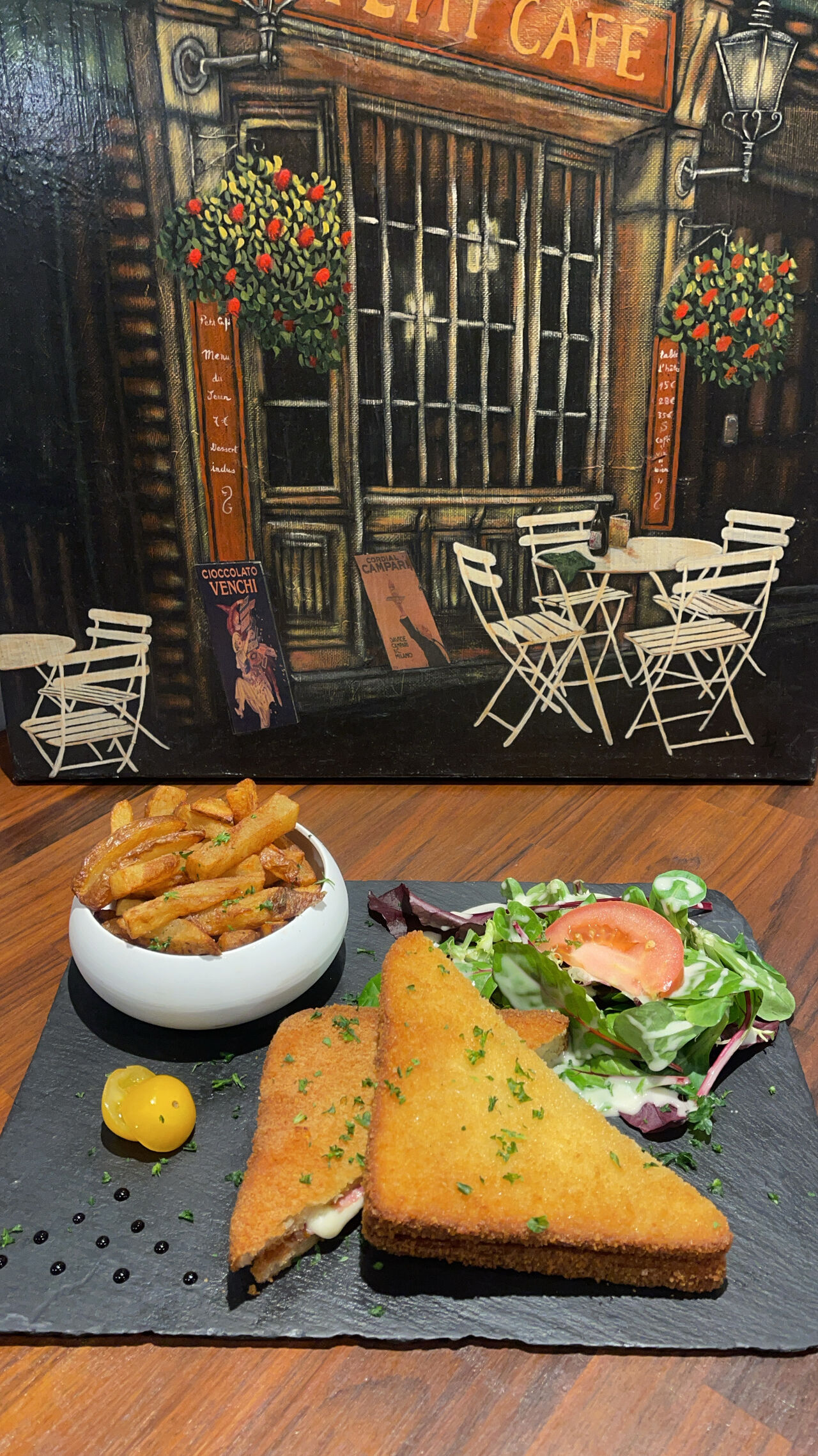 Croque in carrozza façon chaumière 