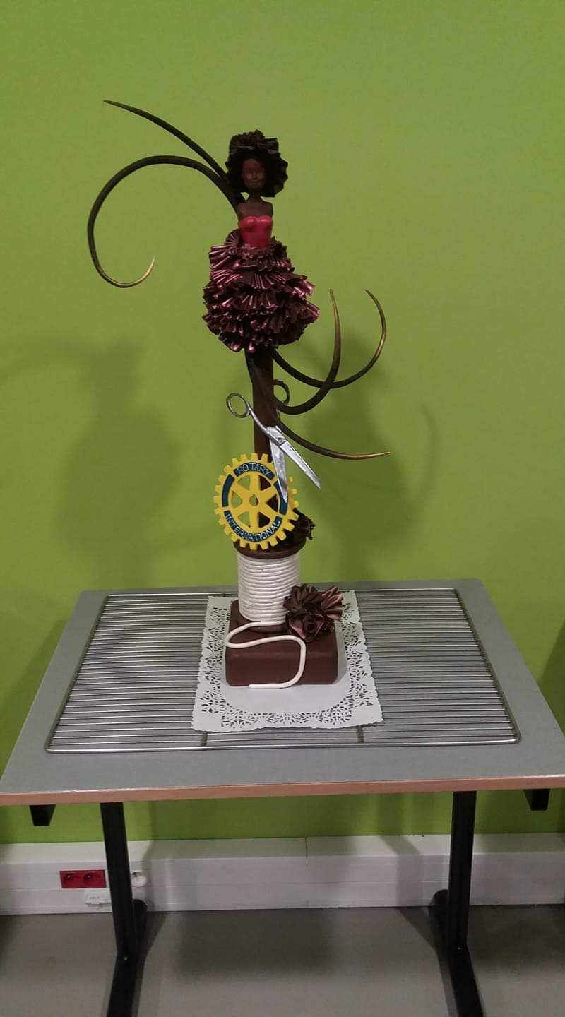 A l'occasion du Rotary , la pièce couture