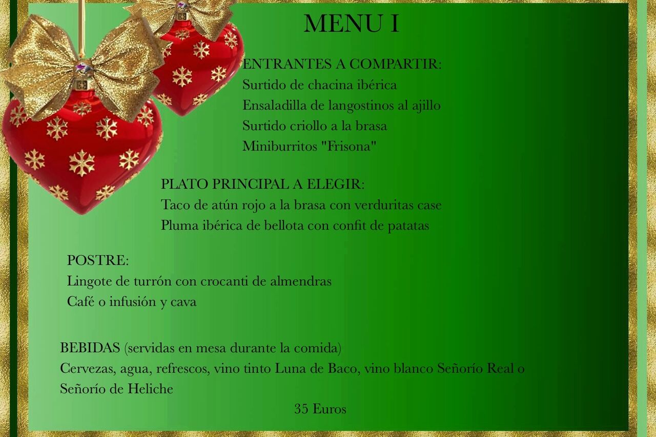 MENUS DE NAVIDAD