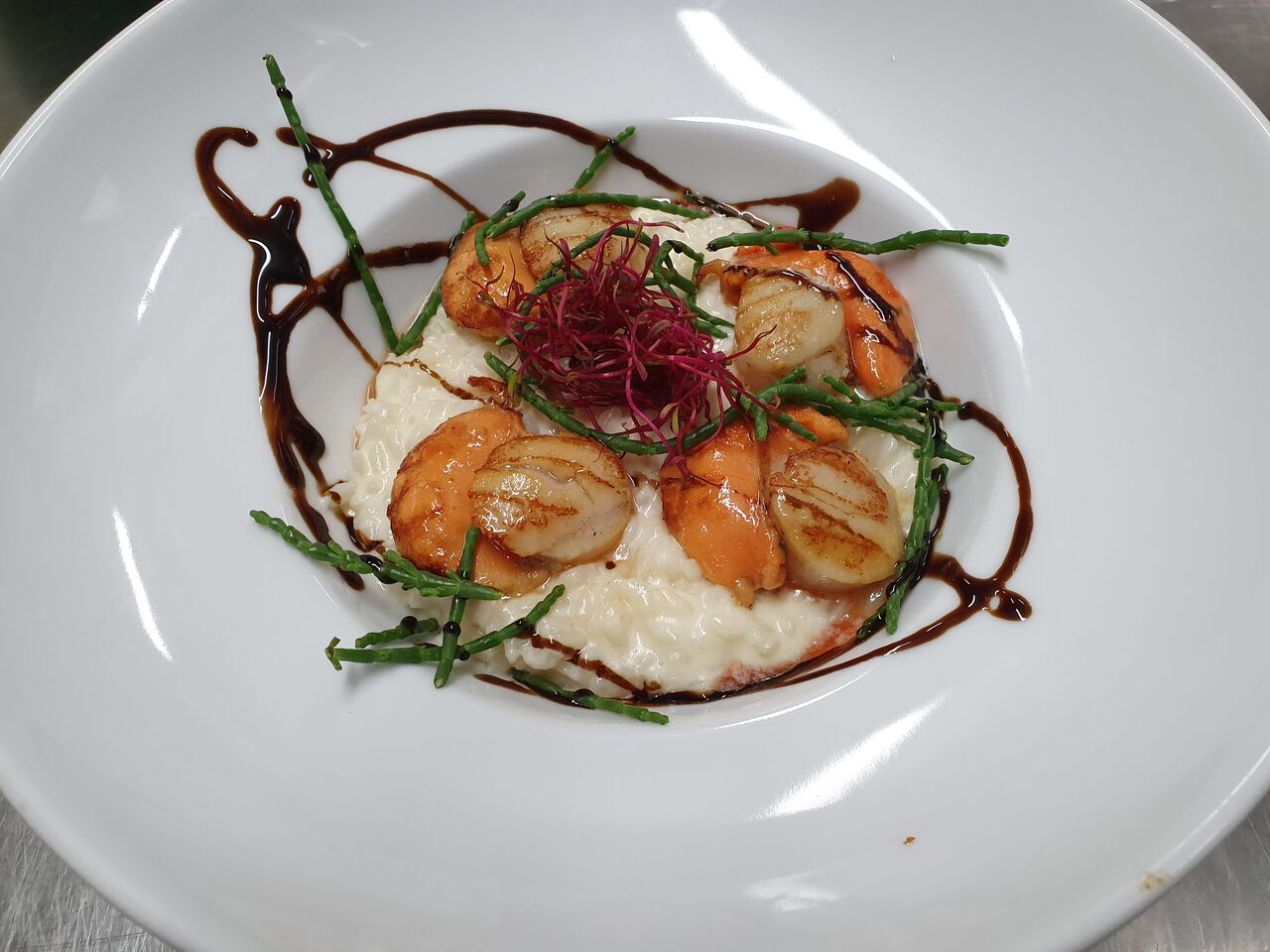 Risotto au St Jacques