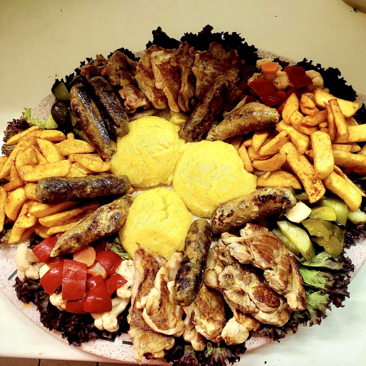 Mix grill für 4 Personen 