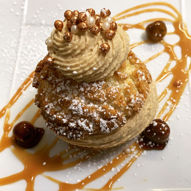 paris-Brest, noisette caramélisée