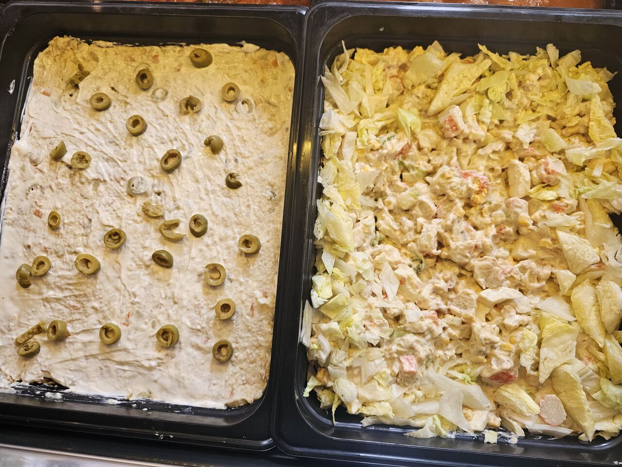 Variedad de ensaladas 