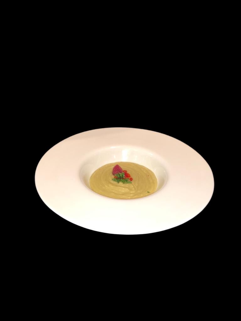 Gaspacho d'avocat.