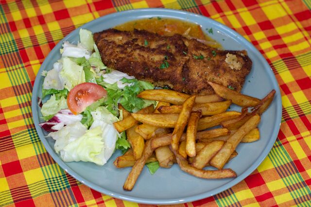 Poulet en croute d'épices