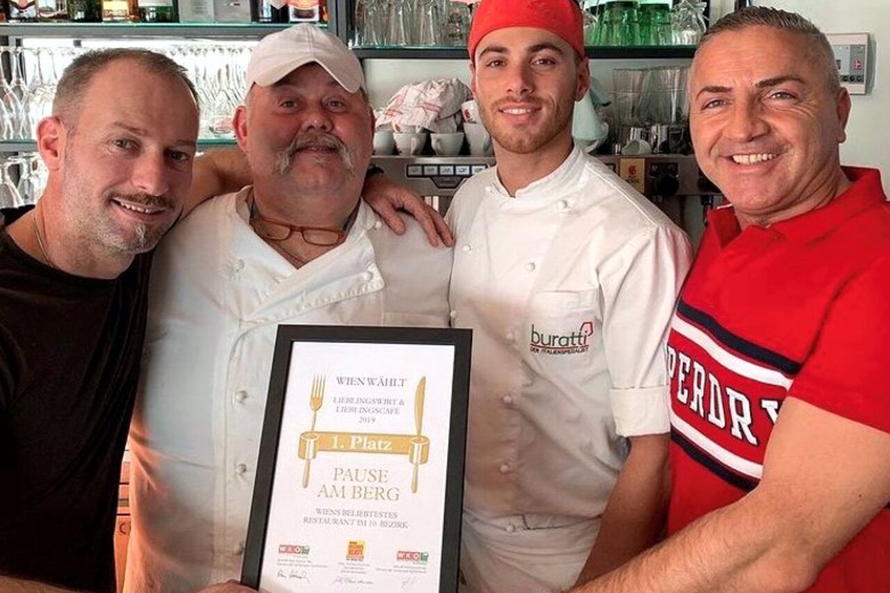 Pizza von der Pause am Berg