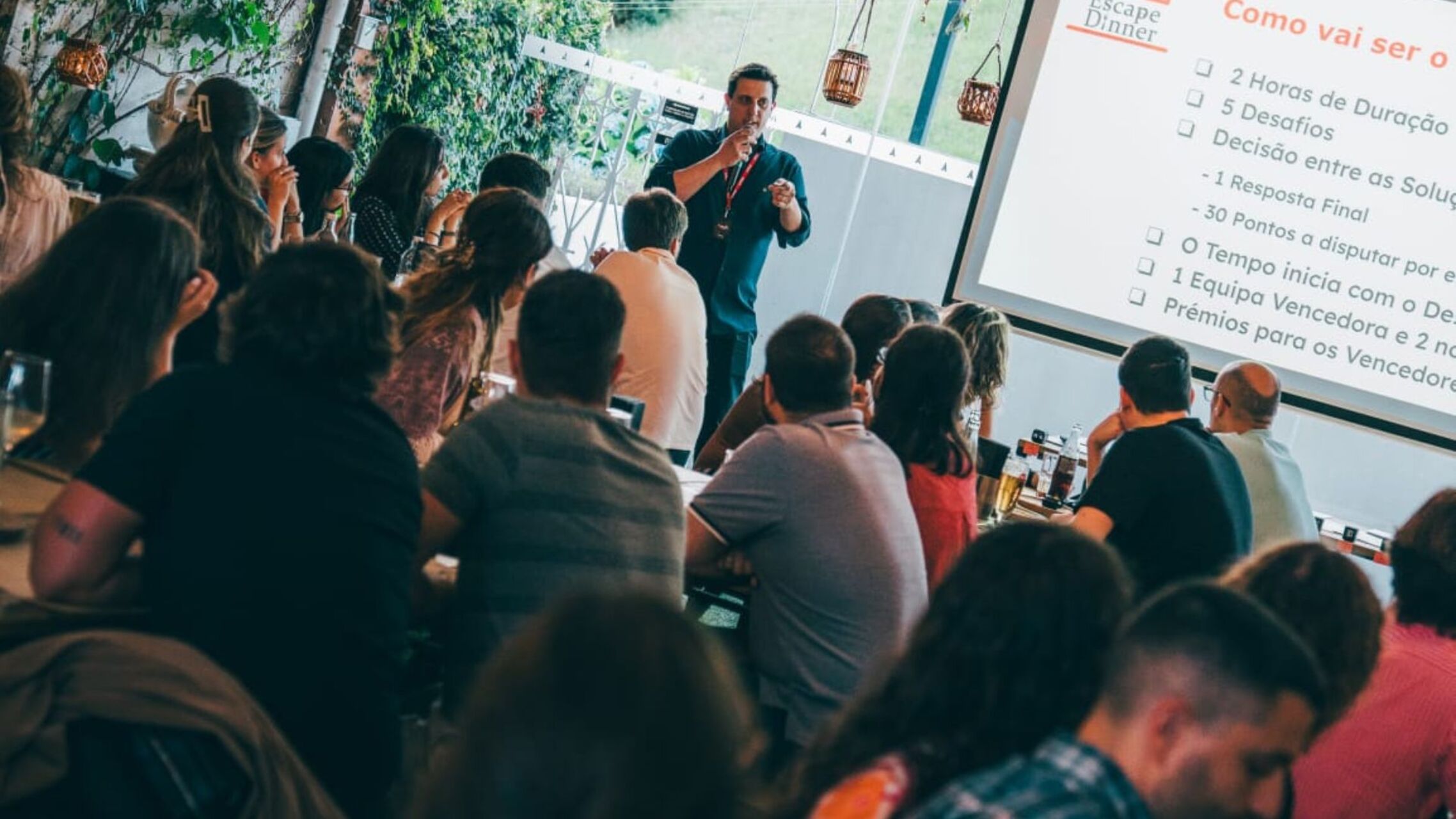 ESCAPE DINNER NO JARDIM - 4ª QUINTA-FEIRA DO MÊS