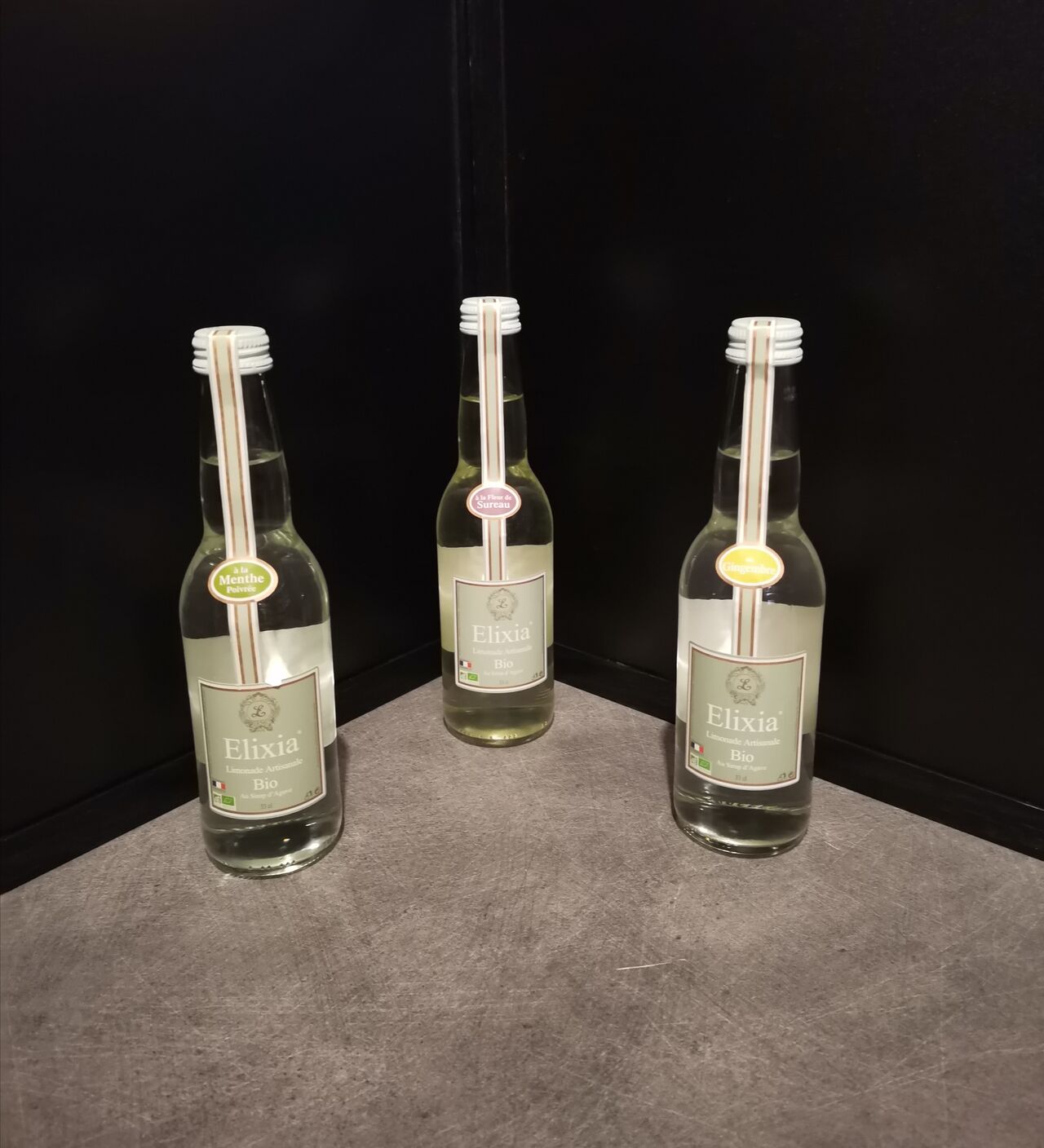 Elixia Bio 33cl différents parfums=2.50€