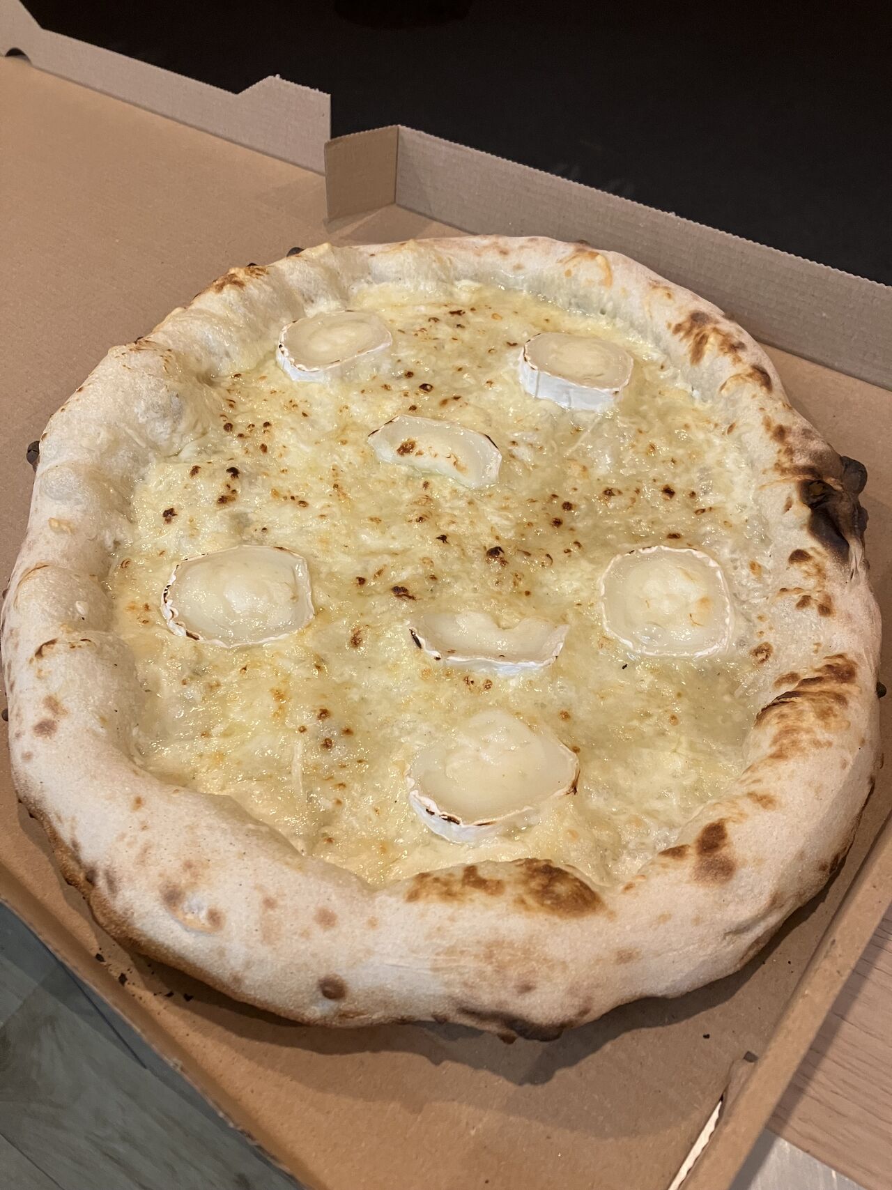 Pizza chèvre miel