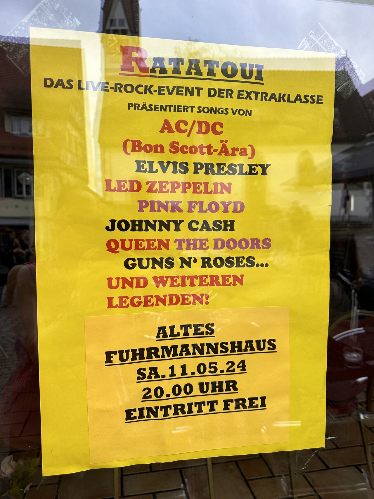 RATATOUI am 11.05.2024, Samstag