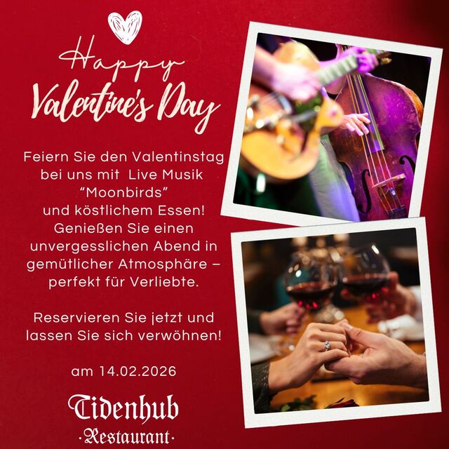 Valentins Day am 14.02.2026, Konzert ab 19 Uhr