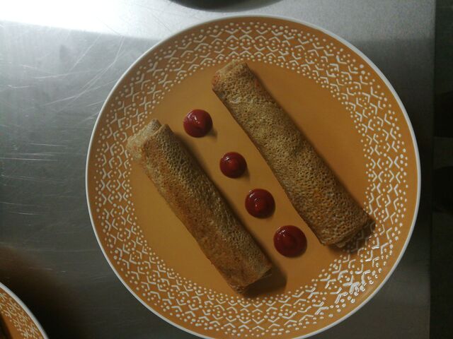 Galette au sarrasin façon Hot Dog