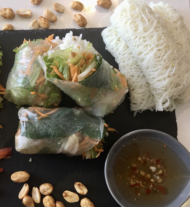 Rouleaux de printemps végétariens