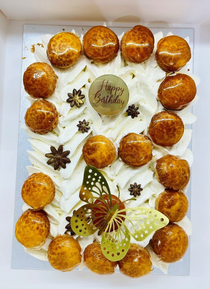 Number cake Saint-Honoré - sur commande