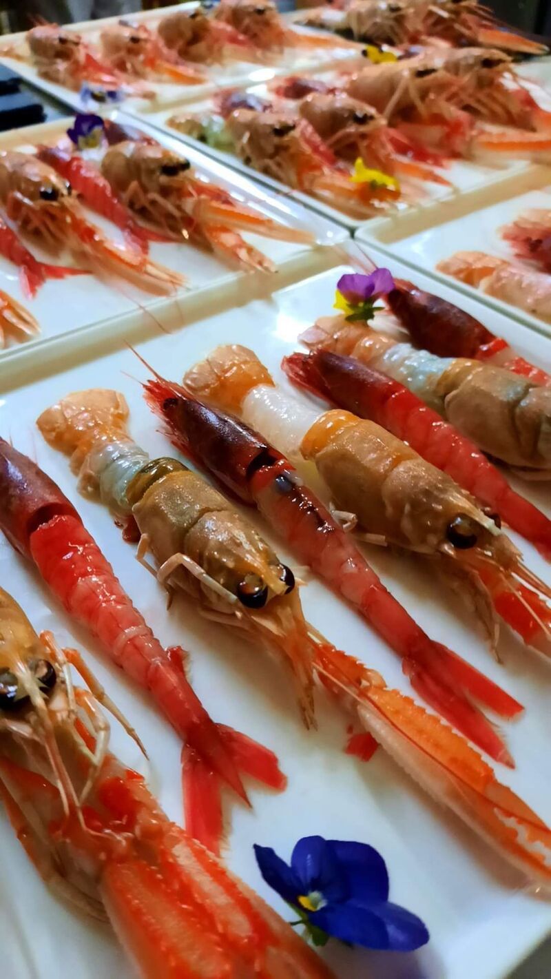 Crostacei crudi di Mazara del Vallo