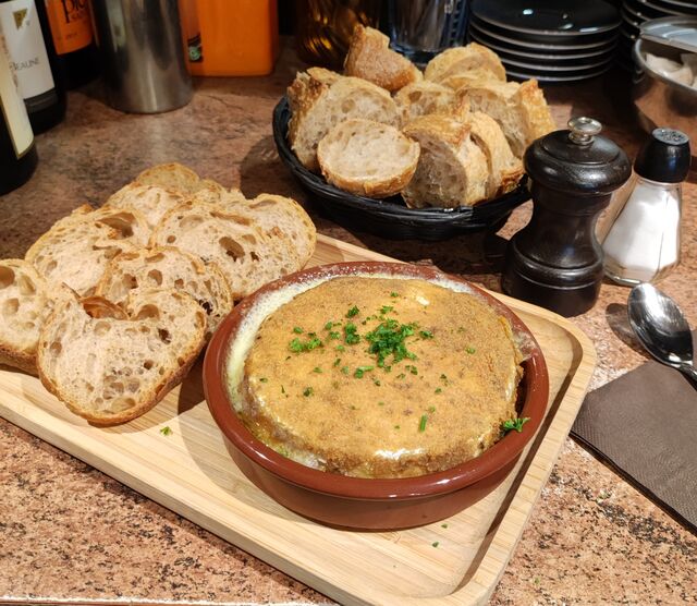 Camembert pané à partager