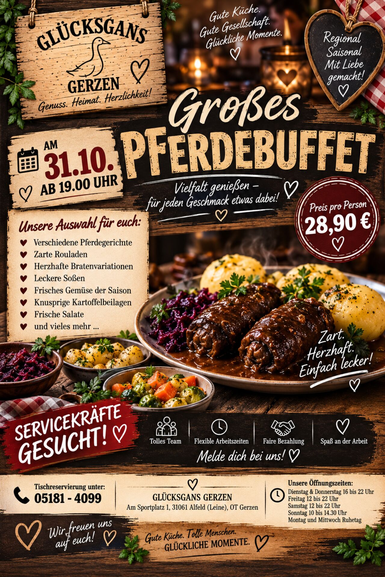 Pferdebuffet
