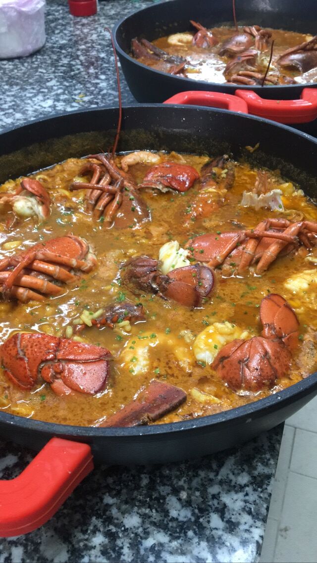 Arroz caldoso de bogavante!