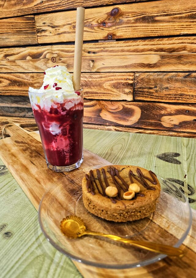 Cookie Nutella et Milshake Framboise maison