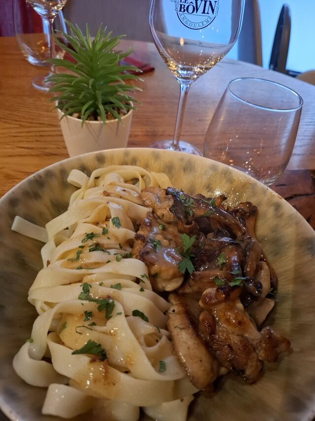 Ris de veau poêlée aux girolles