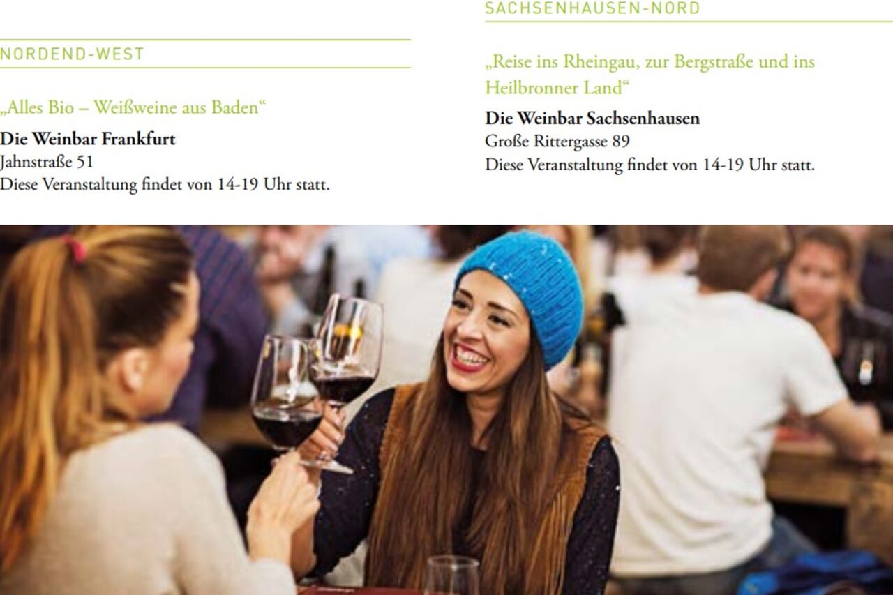 Tag des offenen Weines - zusammen mit dem Deutschen Weininstitut