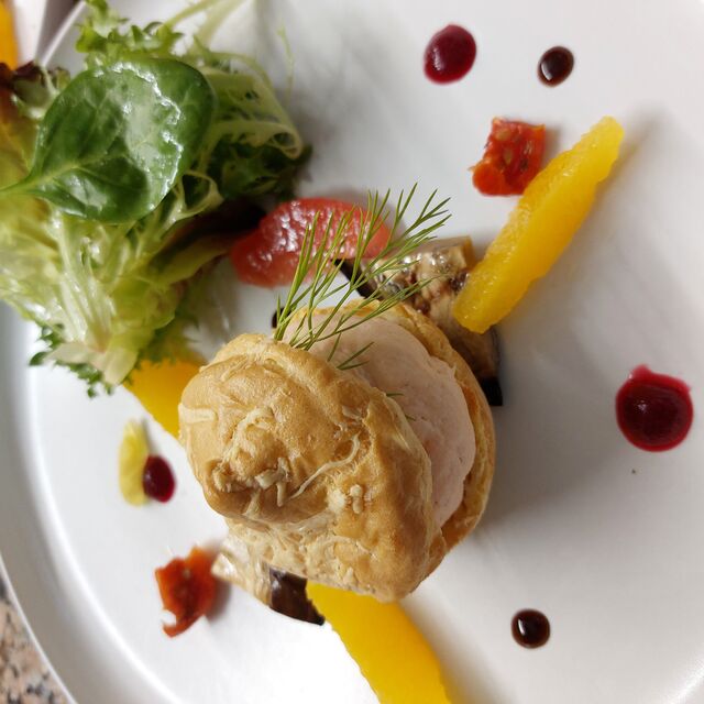 Profiterole à la mousse de saumon fumé