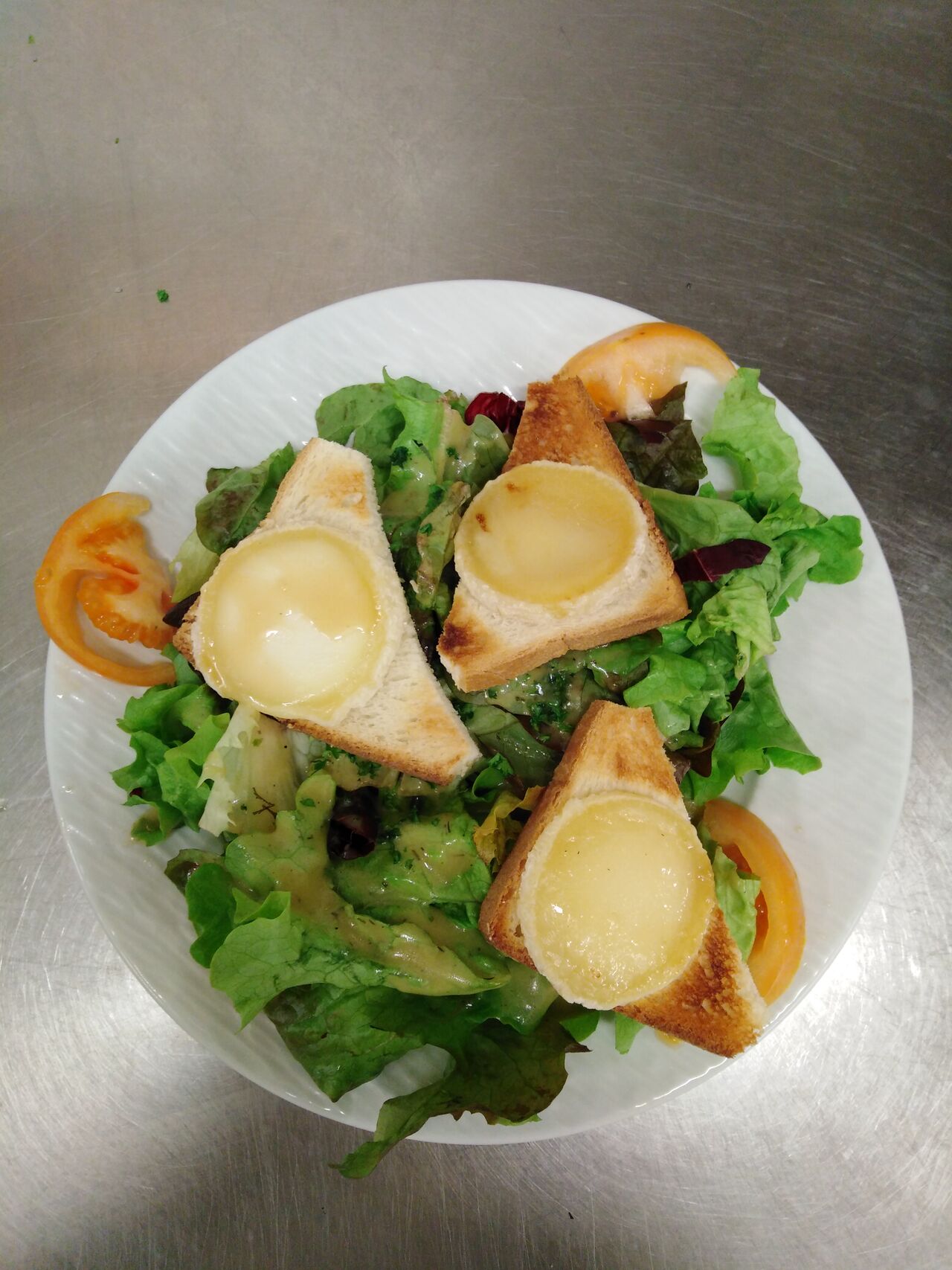 salade de chevre chaud