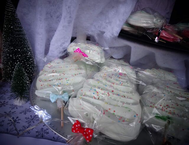 sucette meringue sapin