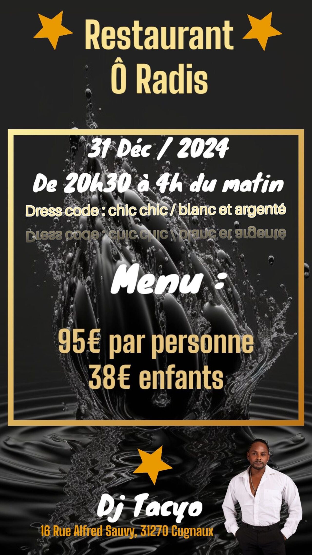 Menu Saint Sylvestre