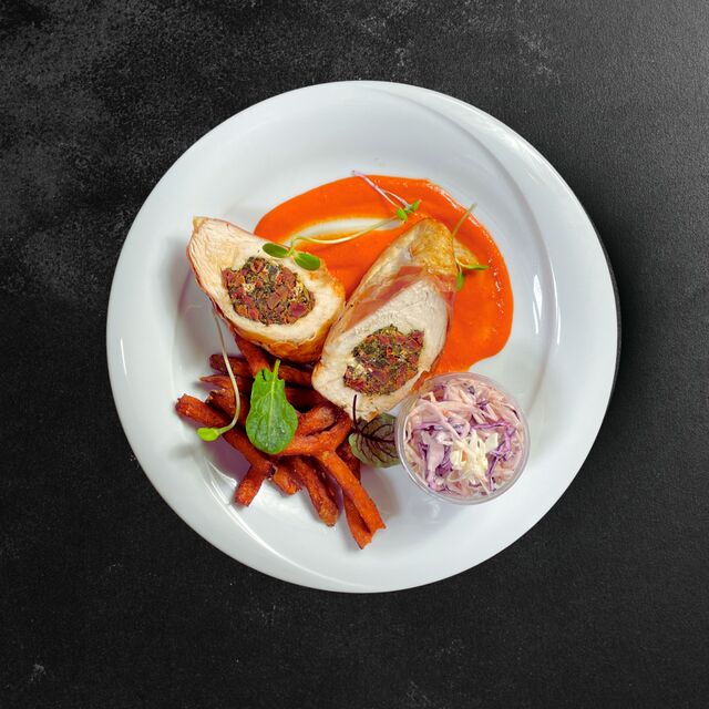 PIERŚ Z KURCZAKA | STUFFED CHICKEN BREAST