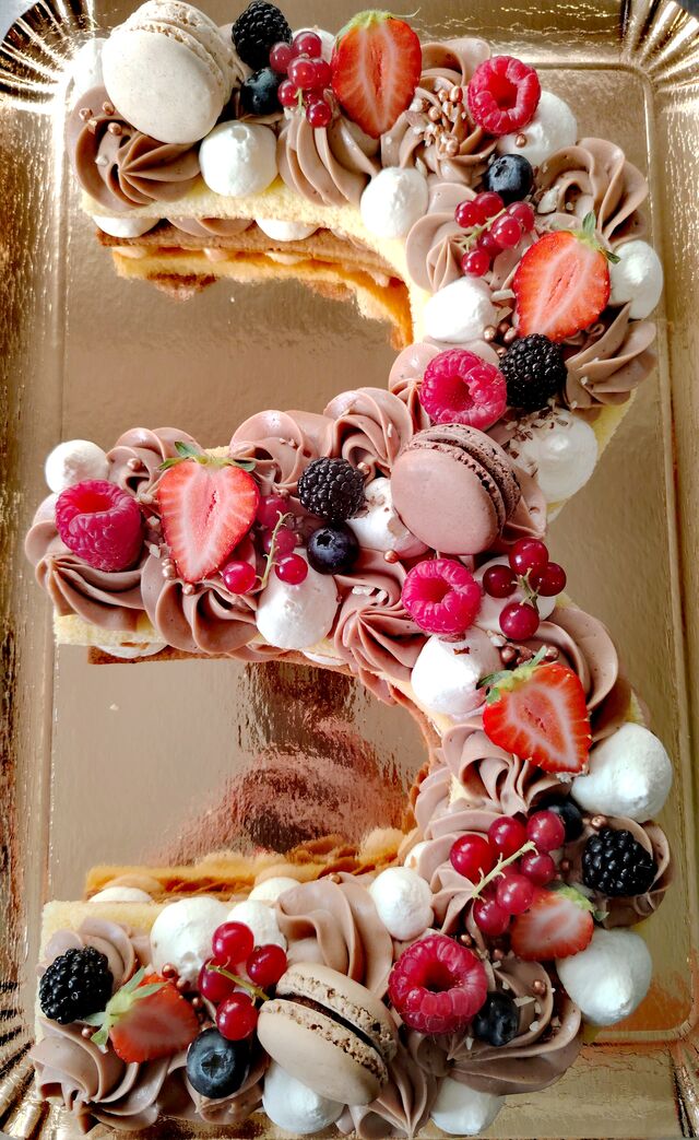 Number cake 3 chocolats 
