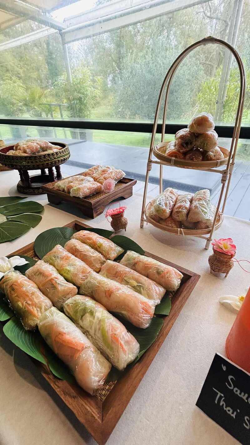 Nos Rouleaux de Printemps à la crevette