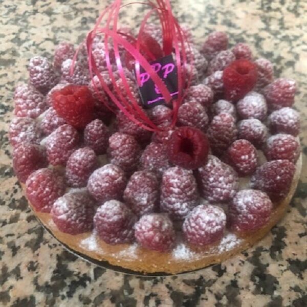 La tarte aux framboises