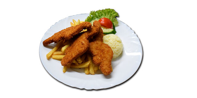 Dinó fasírt / Dino meatball with mixed garnish