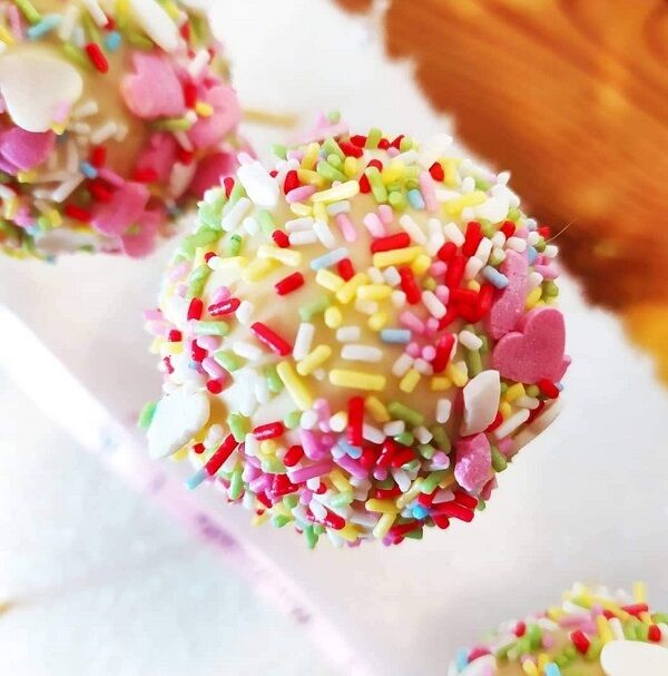 cake pop chocolat blanc