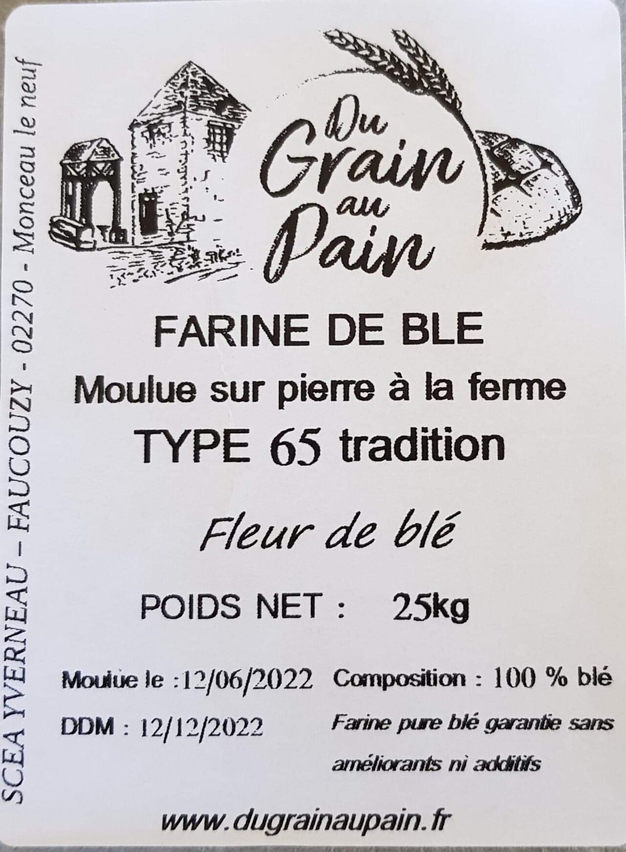 Pâte avec Farine Bio