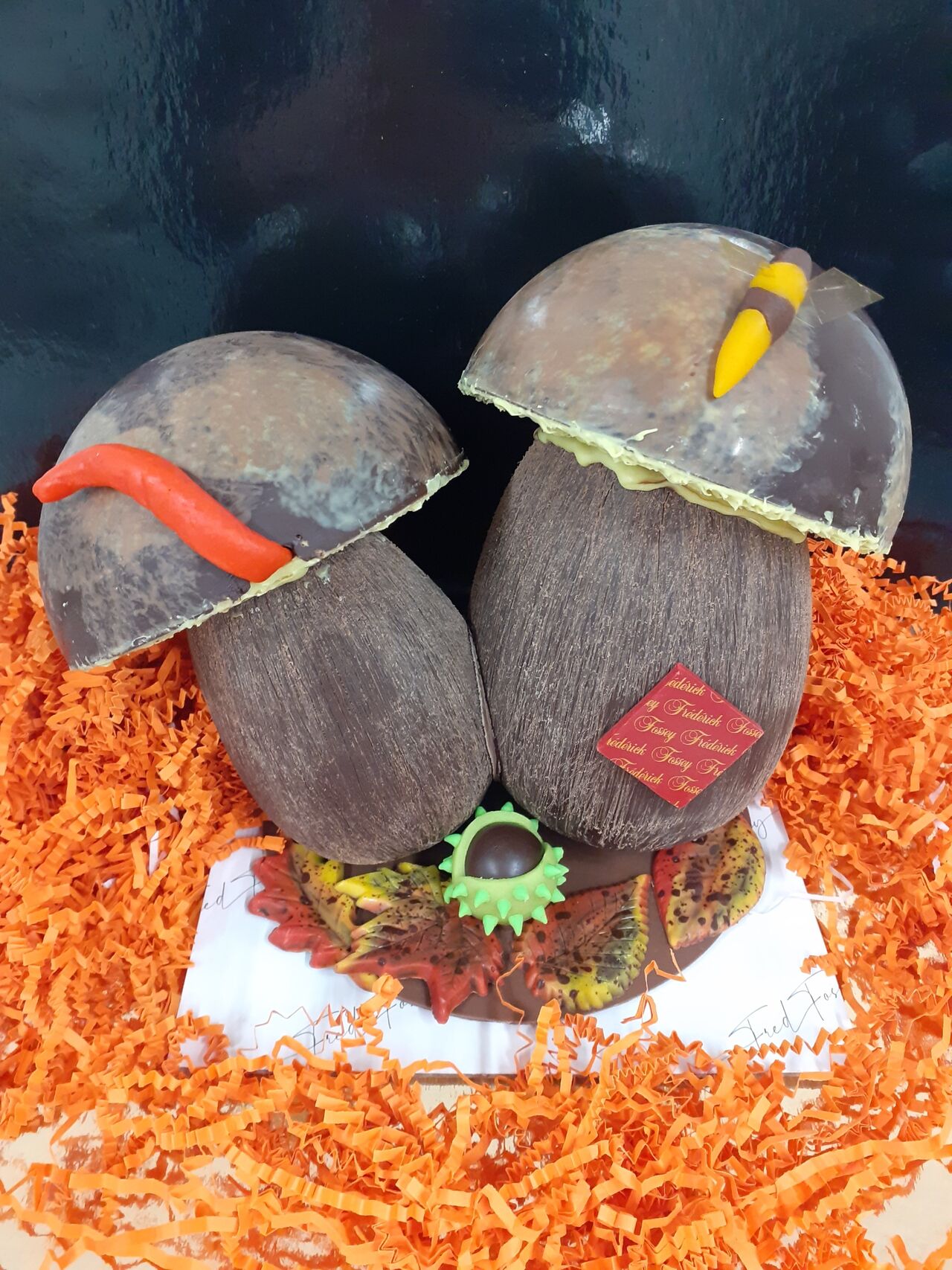 champignons en chocolats