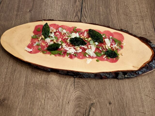 carpaccio de boeuf 