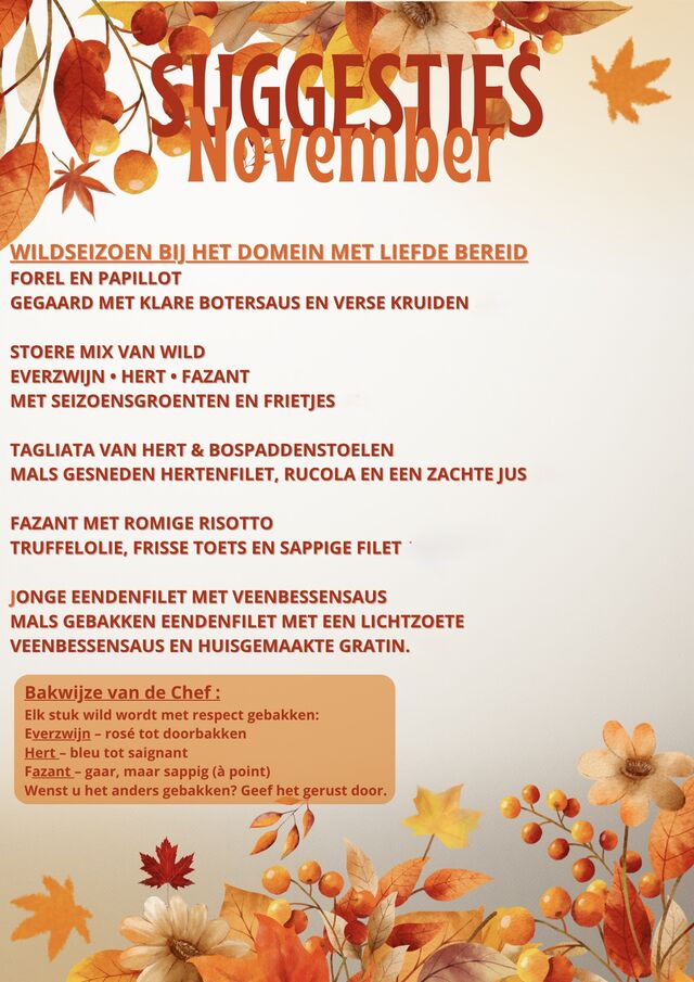 Suggesties November 