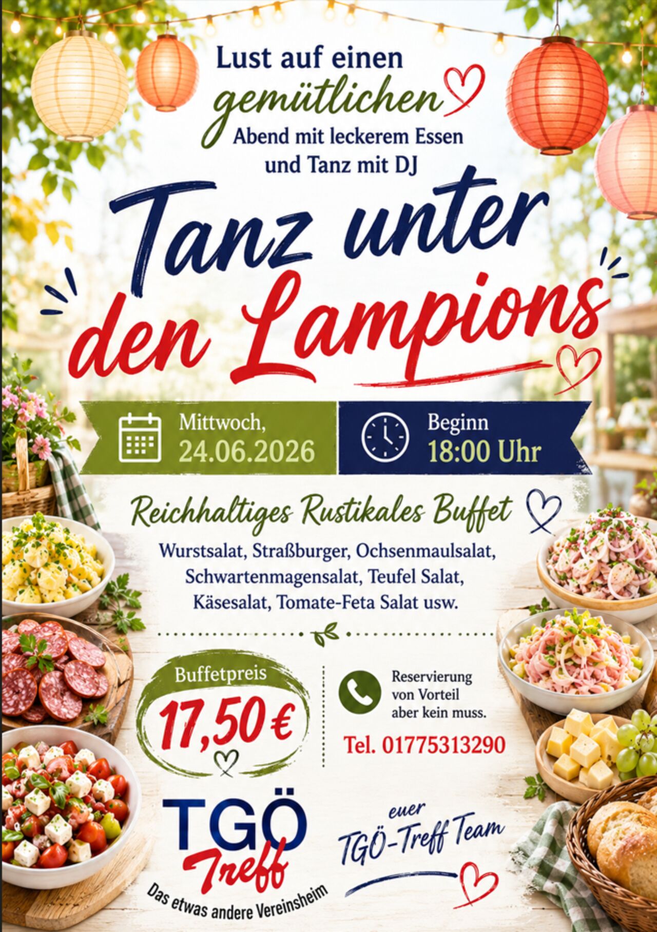 Tanz unter den Lampions