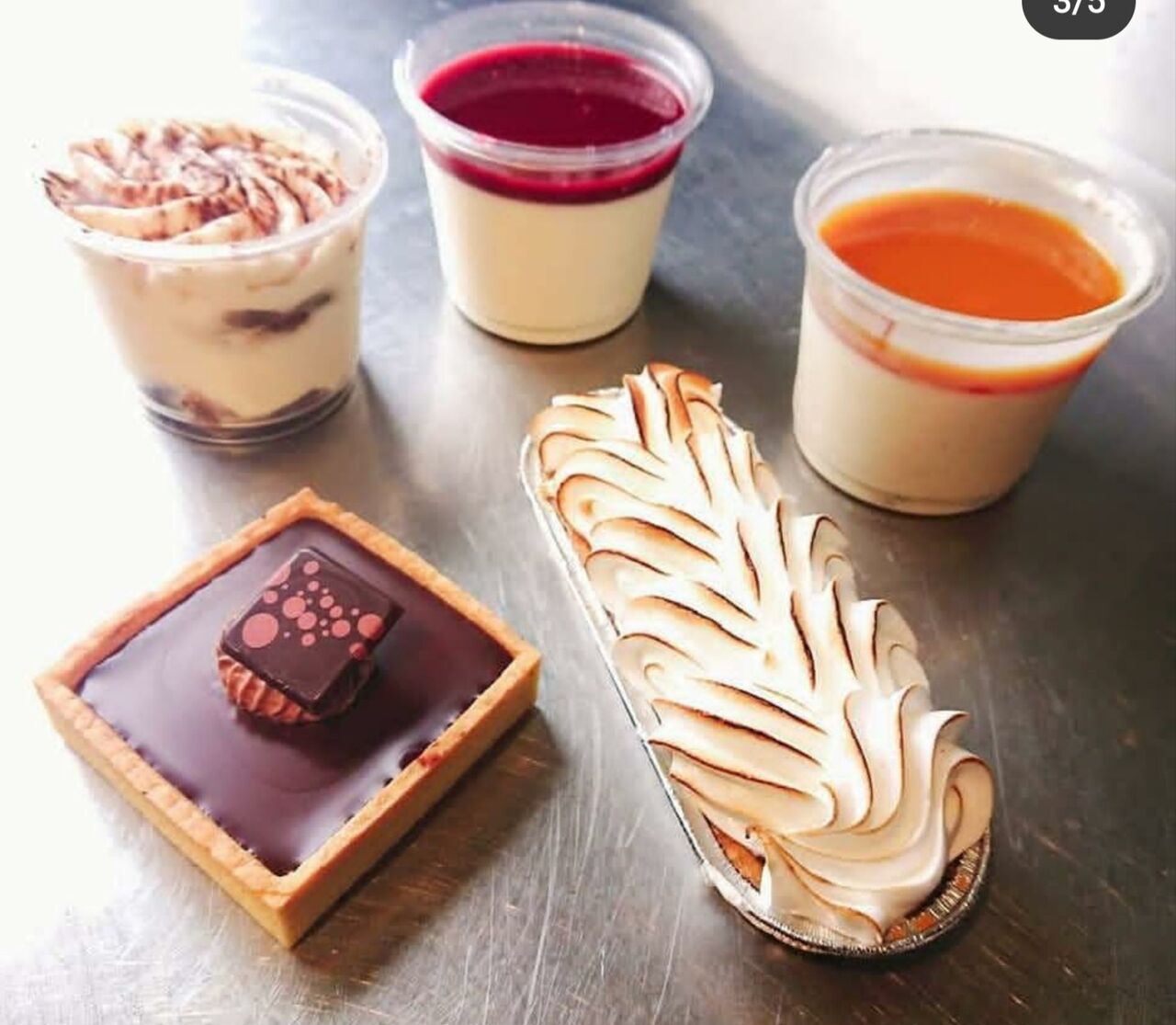 Exemple de Desserts gourmands proposés au camion