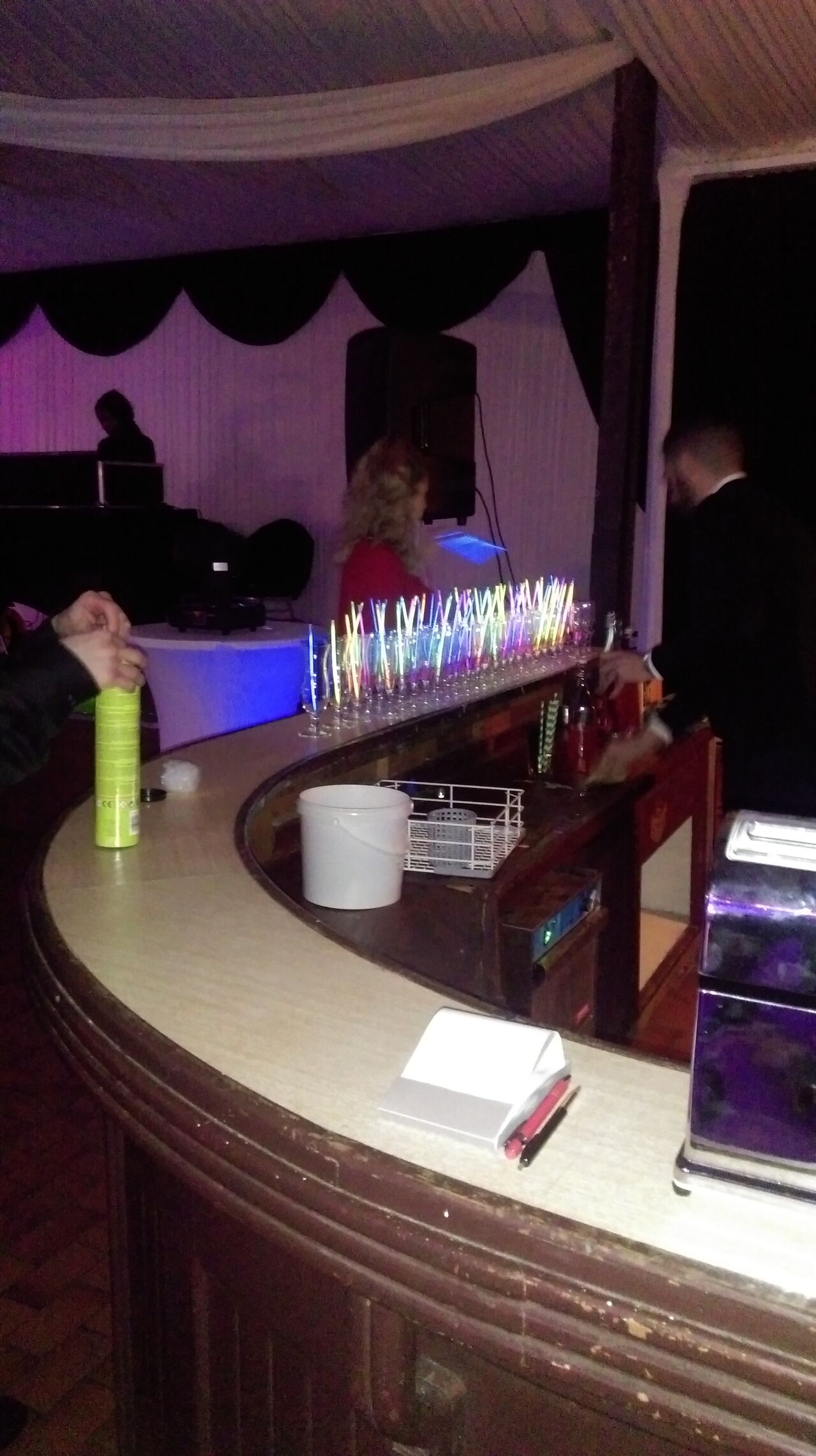 Bar de la salle de réception